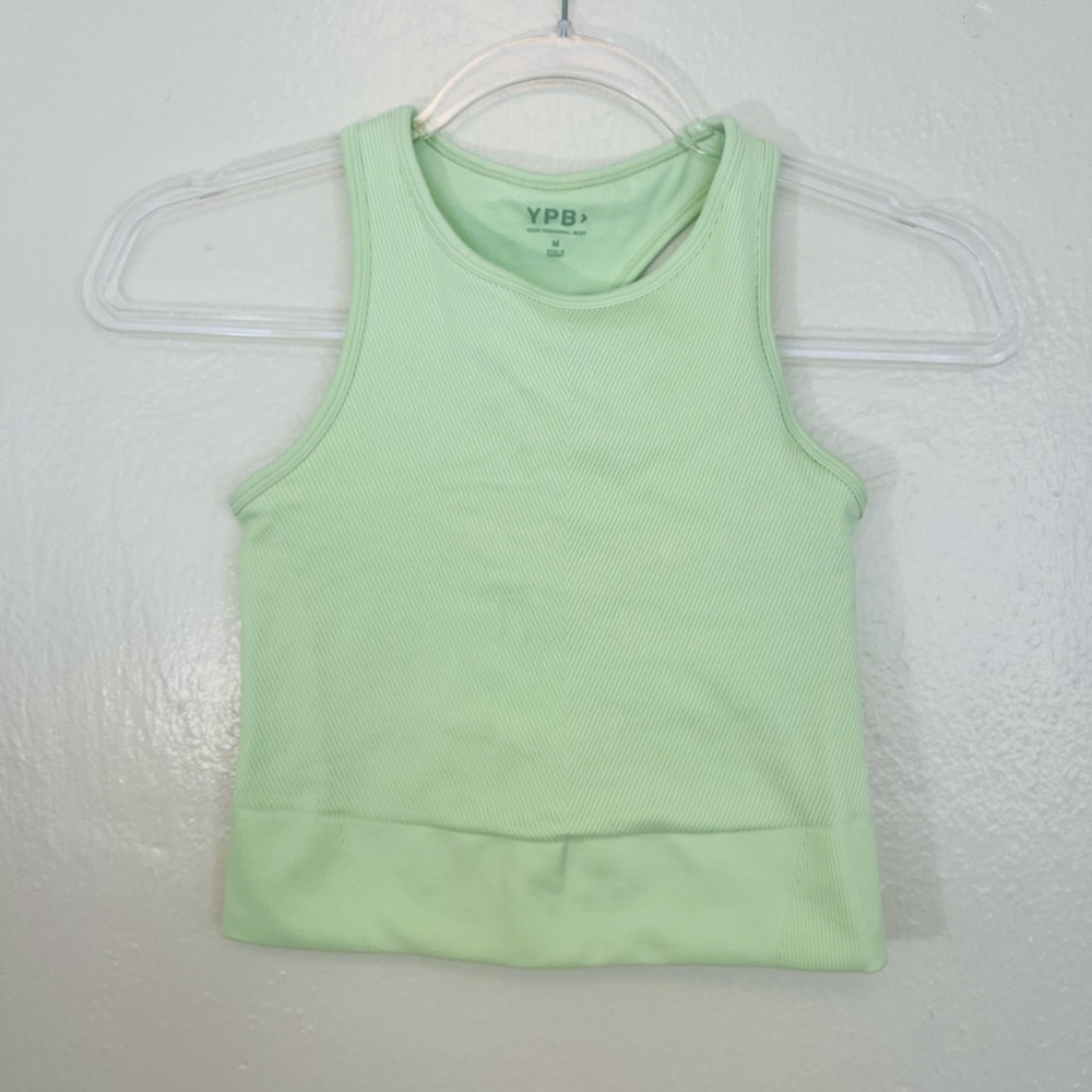 YPB Light Green Active Tank Top